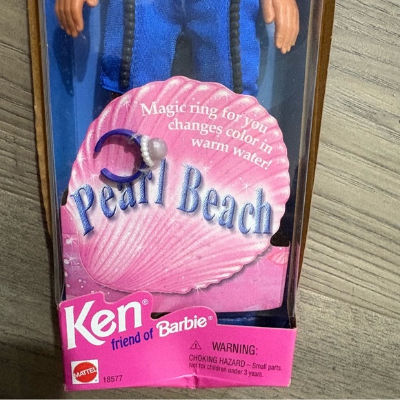 Vtg Pearl Beach Ken Doll 1997 Mattel NEW Barbie's Friend Color Change  Ring - Picture 3 of 10